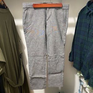 Banana Republic Size 4 Petite Ryan Fit Heather Grey